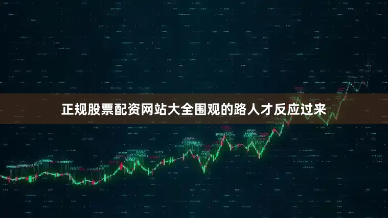 正规股票配资网站大全围观的路人才反应过来